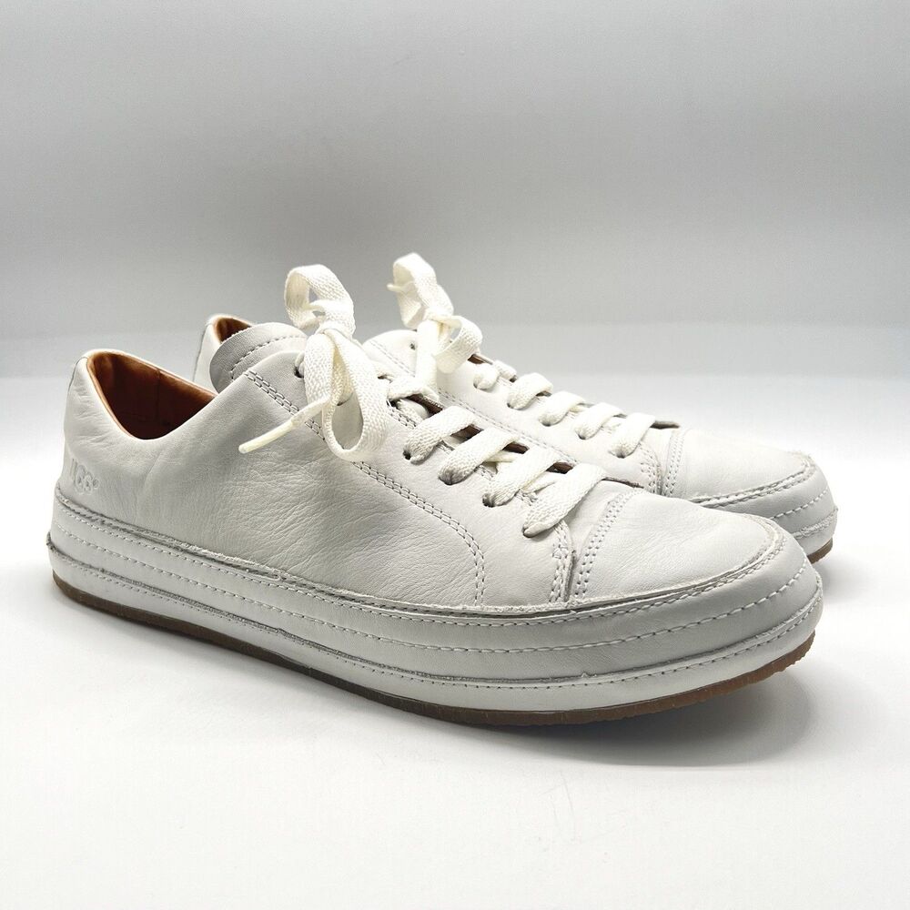Classic White Blake Sneaker UGG Australia Lace-Up Silhouette 1019261 Women's 10